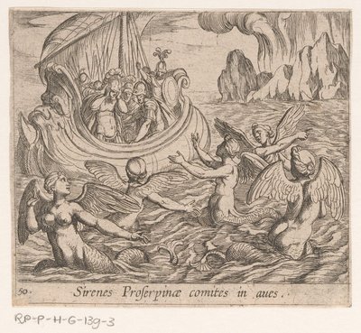 De sirenen Sirenes Proserpinae comites in aves (title on object) Metamorphoseon sive transformationum (series title) Metamorfosen van Ovidius (series title)   1361830   no       norwegian Successfully Translated  Original: Alfred, Lord Tennyson, 1888, prin av Antonio Tempesta