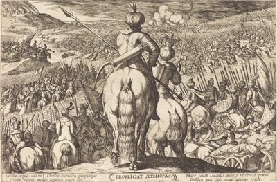 Etiopiernes nederlag av Antonio Tempesta