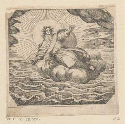 Gud skaper himmel og jord Oppretting (serietittel) av Antonio Tempesta