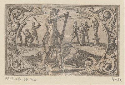 H. Martina Romeinse martelaressen (serietittel) Imagini di moltes vergini Rom i martyrium (serietittel) av Antonio Tempesta