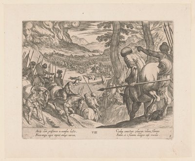 Alexander den stores hær Lukk fiendestyrker med ild The Deeds of Alexander the Great (serietittel) Alexandri magni praecipvae res gestae (serietittel) av Antonio Tempesta