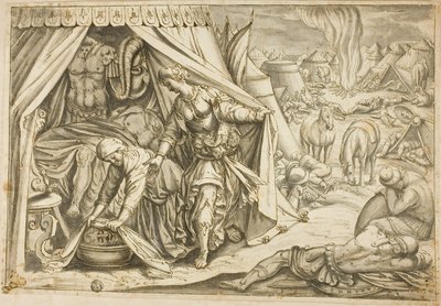 Judith og Holofernes av Antonio Tempesta