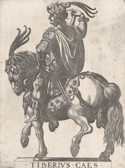 Plate 3: Keiser Tiberius til hest, fra 