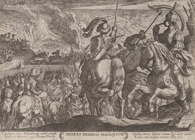 Plate 7: Egypterne som forfølger israelittene, fra 