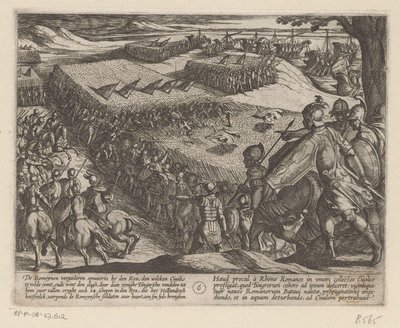 Romerne beseiret ved Rhinen De bataviske krigene mot romerne (serietittel) Batavorum cum Romanis Bellum (serietittel) av Antonio Tempesta