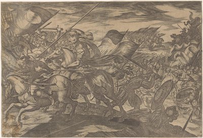 Kjempende soldater Kampscener (serie 3) (serietittel) av Antonio Tempesta