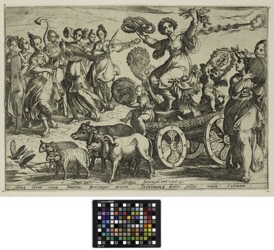 De fire årstidene: Våren, 1592 av Antonio Tempesta