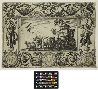 De fire årstidene: Våren, 1592 av Antonio Tempesta