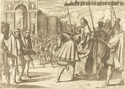 Triumfinntreden av Margaret av Østerrike av Antonio Tempesta