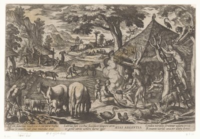 Silver Age Aetas argentea (tittel på objekt) Four Ages of the World (serietittel) av Antonio Tempesta