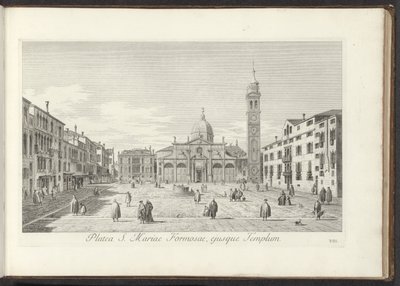 Utsikt over Campo Santa Maria Formosa te Venetië The Square of St. Mary Formosa og dets tempel (tittel på objekt) Gezichten op bugemenen en pleinen in Venetië (serietittel) Den mest kjente utsikten over byen Venezia, fra Antoniuskanalens 38. luftavlastning av Antonio Visentini