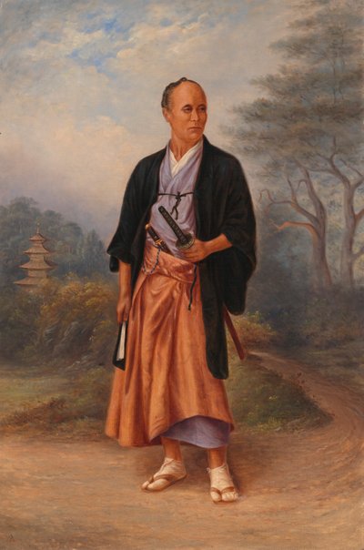Japansk mann, ca. 1893. av Antonio Zeno Shindler