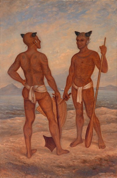 I Marquesan, Ca. 1893. av Antonio Zeno Shindler