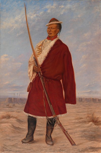 Tibetansk mann, ca. 1893 av Antonio Zeno Shindler