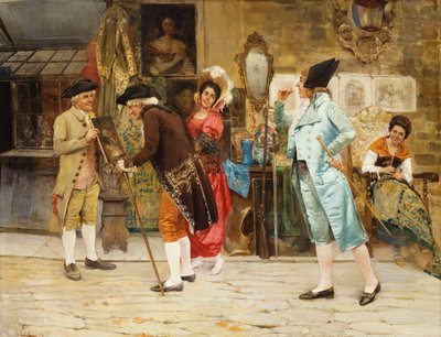 The Old Curio Shop, 1892 av Antonio Zoppi