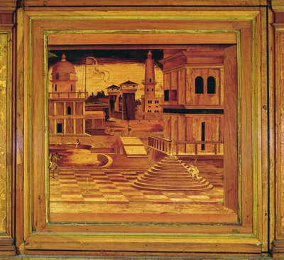 Marquetry Panel fra Grotta av Isabella d