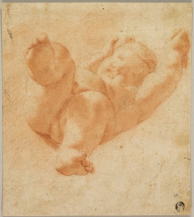 Forkortet Putto av Antonio da Correggio
