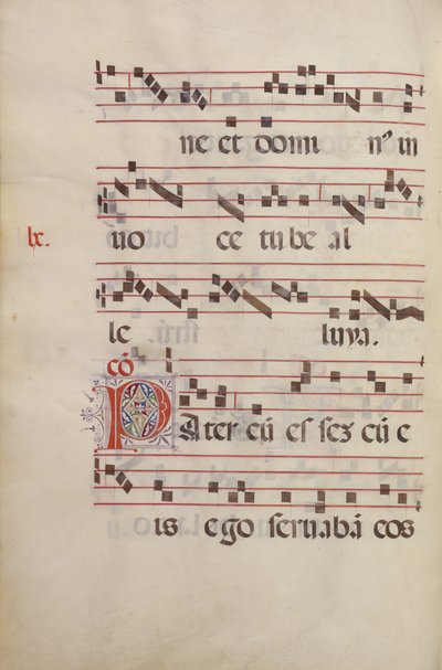 Dekorert initial P av Antonio da Monza