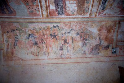 Tilbedelse av magi (fresco) av Antonio da Padova
