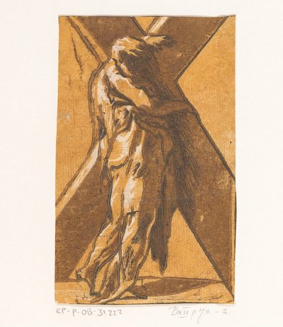 Saint Andrew Christ and the Tolv Apostles (serietittel) av Antonio da Trento (attributed to)