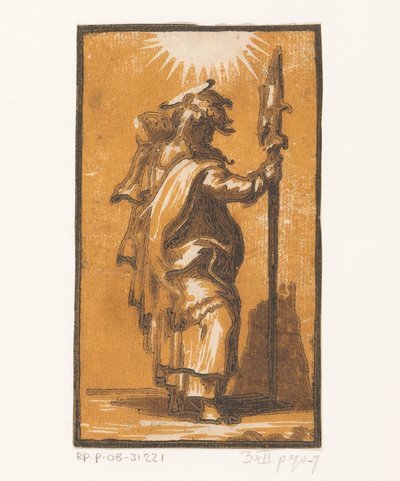 Saint Matteus Kristus og de tolv apostler (serietittel) av Antonio da Trento (attributed to)