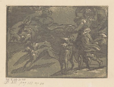 Diana på jakt av Antonio da Trento (possibly)