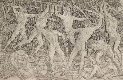 Battle of the Nudes av Antonio del Pollaiolo