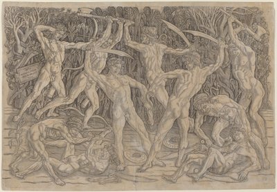 Battle of the Nudes av Antonio Pollaiuolo
