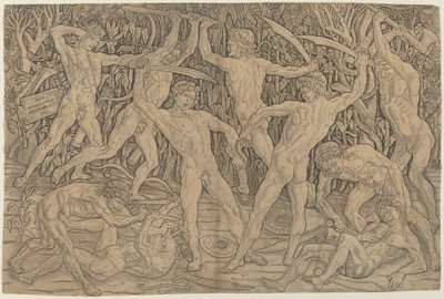 Battle of the Nudes av Antonio Pollaiuolo