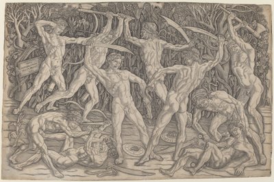 Battle of the Nudes av Antonio Pollaiuolo
