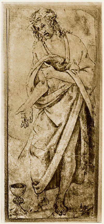 Kristus og kalken, 1913. av Antonio Pollaiuolo