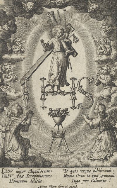Hellig monogram. av Antonius Wierix