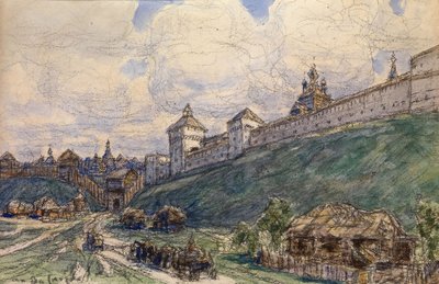 Serpukhov på 1600-tallet av Apollinari Mikhailovich Vasnetsov