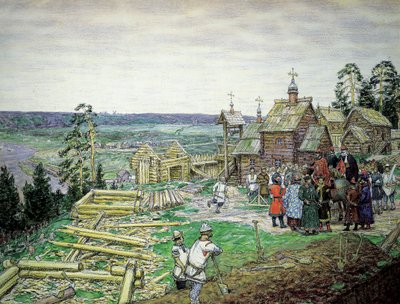 Grunnleggelsen av Moskva Kreml, 1156