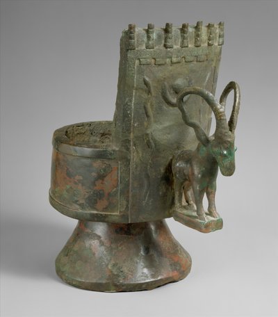 Røkelsesbrenner, ca. midten av 1. årtusen f.Kr. (bronse) av Arabian South