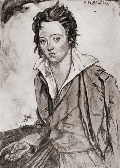 Percy Bysshe Shelley av Archibald Standish Hartrick