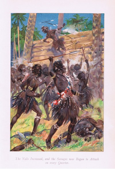 Ropene økte, og villmennene begynte nå å angripe hvert kvartal, 1900-tallet av Archibald Webb