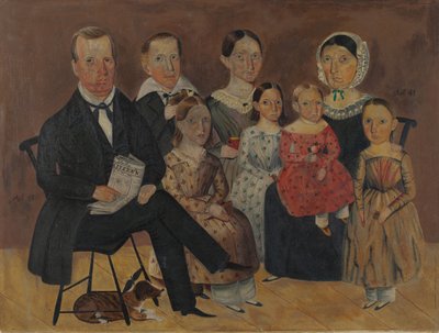 John J. Wagner familieportrett av Archie Thompson