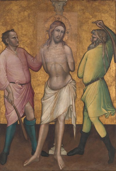 Flageleringen, ca. 1395-1400 av Aretino Luca Spinello or Spinelli