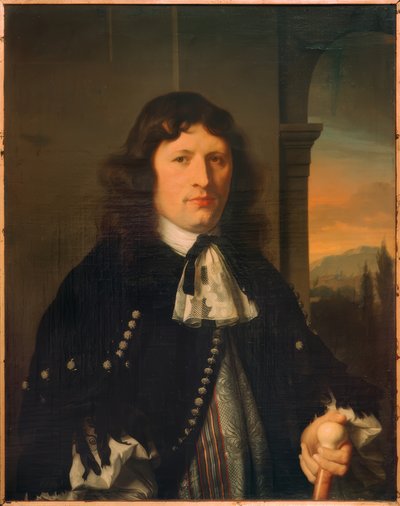 Portrett av en herre, halvfigur til høyre av Arie de Vois