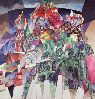 Basil den velsignede katedralen av Aristarkh Vasilievic Lentulov