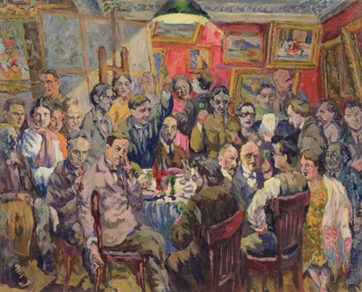 Moskva-kunstnere, 1927 av Aristarkh Vasilievic Lentulov