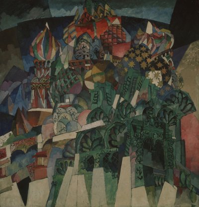 Basil Cathedral, 1913 av Aristarkh Vasilievic Lentulov