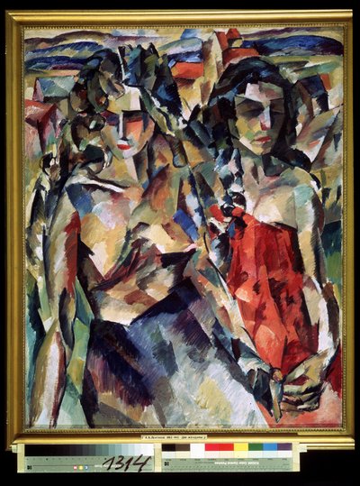 To kvinner av Aristarkh Vasilievic Lentulov