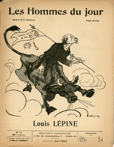 Cover av ""The Men of the Day"", nummer 15 av Aristide Delannoy