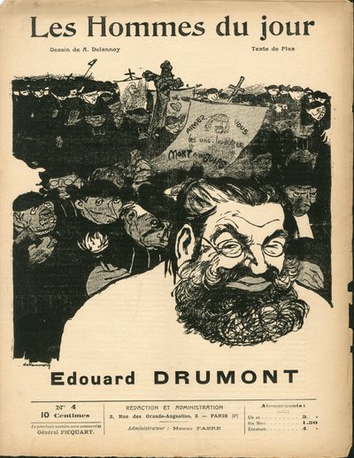 Omslag av "" Dagens menn "", nummer 4 av Aristide Delannoy