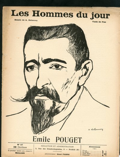 Forside av "" The Men of the Day"" nummer 27, 1. januar av Aristide Delannoy