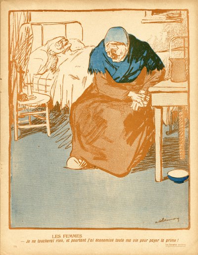 L'Plate au beurre, nummer 257, satirisk i farger av Aristide Delannoy