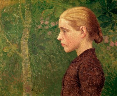 Byste av unge bondemaleri av Aristide Maillol (1861-1944) 1891 Søn. 46x55 cm Reims, Musee des Beaux Arts av Aristide Maillol