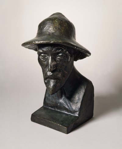 Byste av Auguste Renoir, ca. 1907 (olje på lerret) av Aristide Maillol